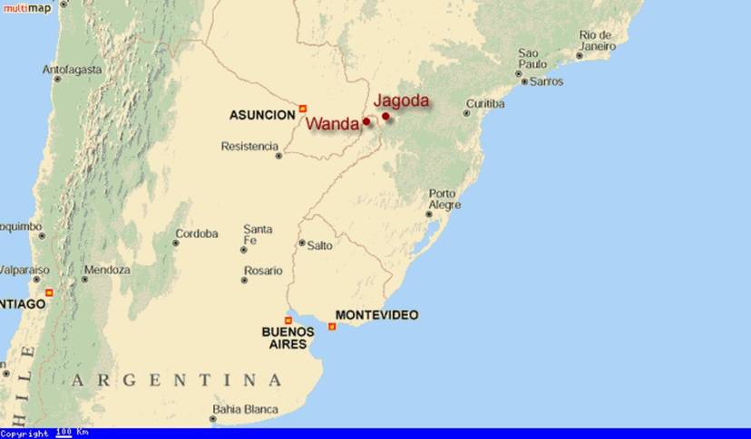Na granicy z Paragwajem i Brazylią leżą „polskie” wsie Wanda i Jadwiga (Jagoda). Nazwane tak na cześć córek marszałka Piłsudskiego. 