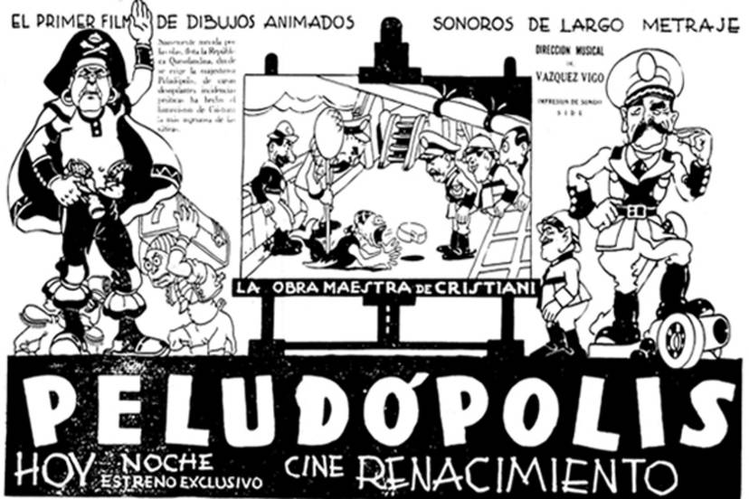 Argentyński „Peludópolis” to pierwszy dźwiękowy film animowany świata. 