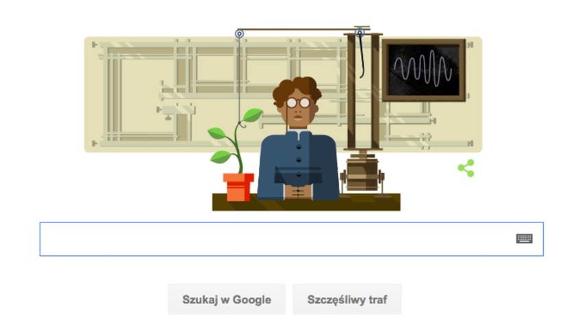 Jagadish Chandra Bose - Google Doodle