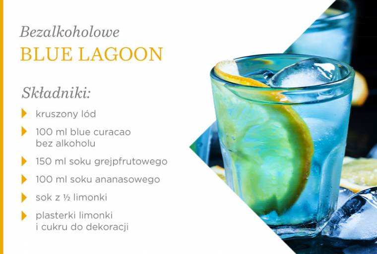 Pomysł na drink blue lagoon