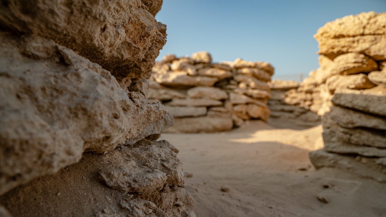 Te kamienne domy pochodzą z czasów, gdy Bliski Wschód był żyzną krainą