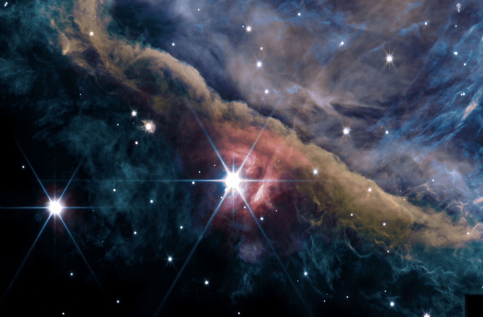 Wielka Mgławica w Orionie &#8220;okiem&#8221; Webba /Fot. NASA
