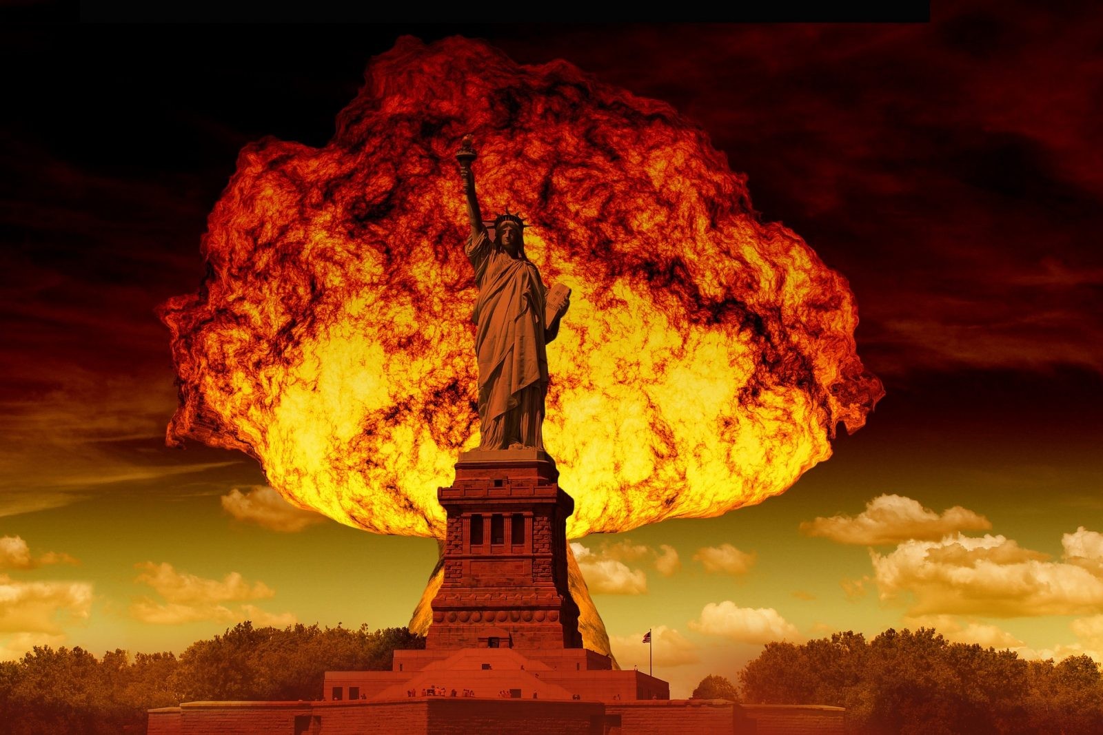 Powstała symulacja, która pokazuje jak skończyłaby się wojna nuklearna dla Amerykanów /Fot. Pixabay
