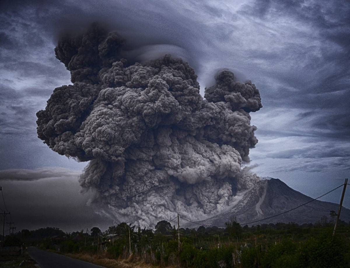 wybuch wulkanu