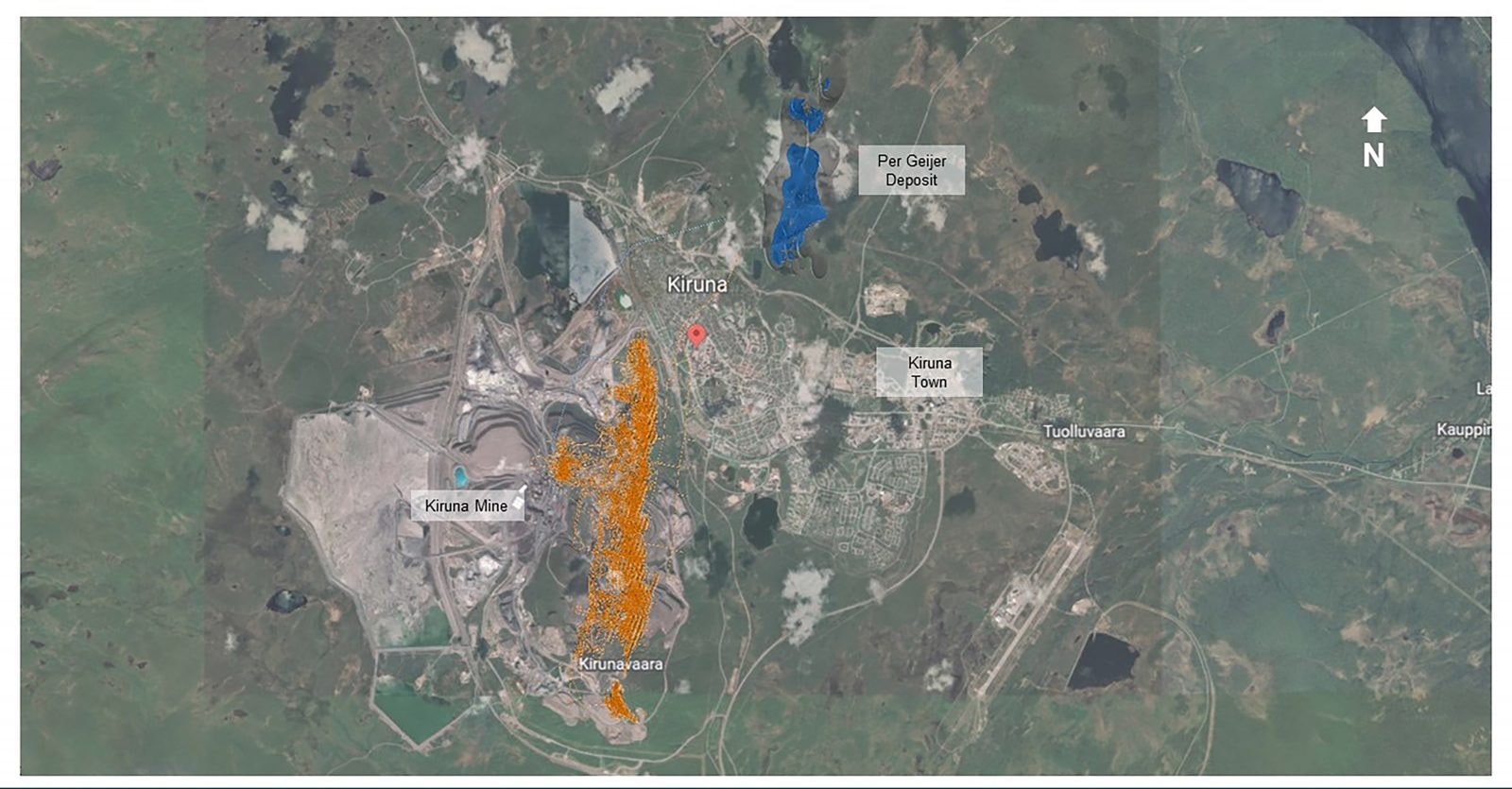 Nowo odkryte złoża metali ziem rzadkich w okolicach Kiruny /Fot. LKAB
