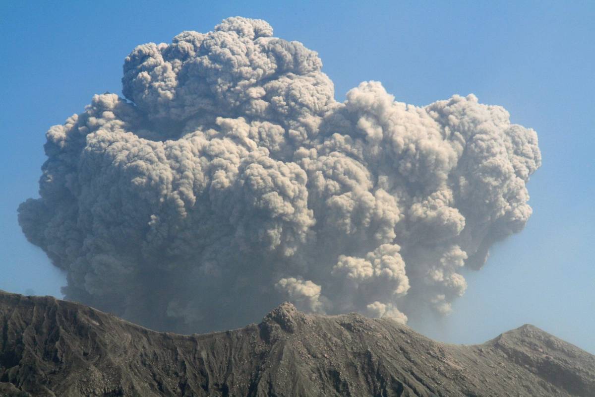 Wybuch Sakurajimy w 2013 roku / źródło: Wikimedia Commons, CC-BY-3.0
