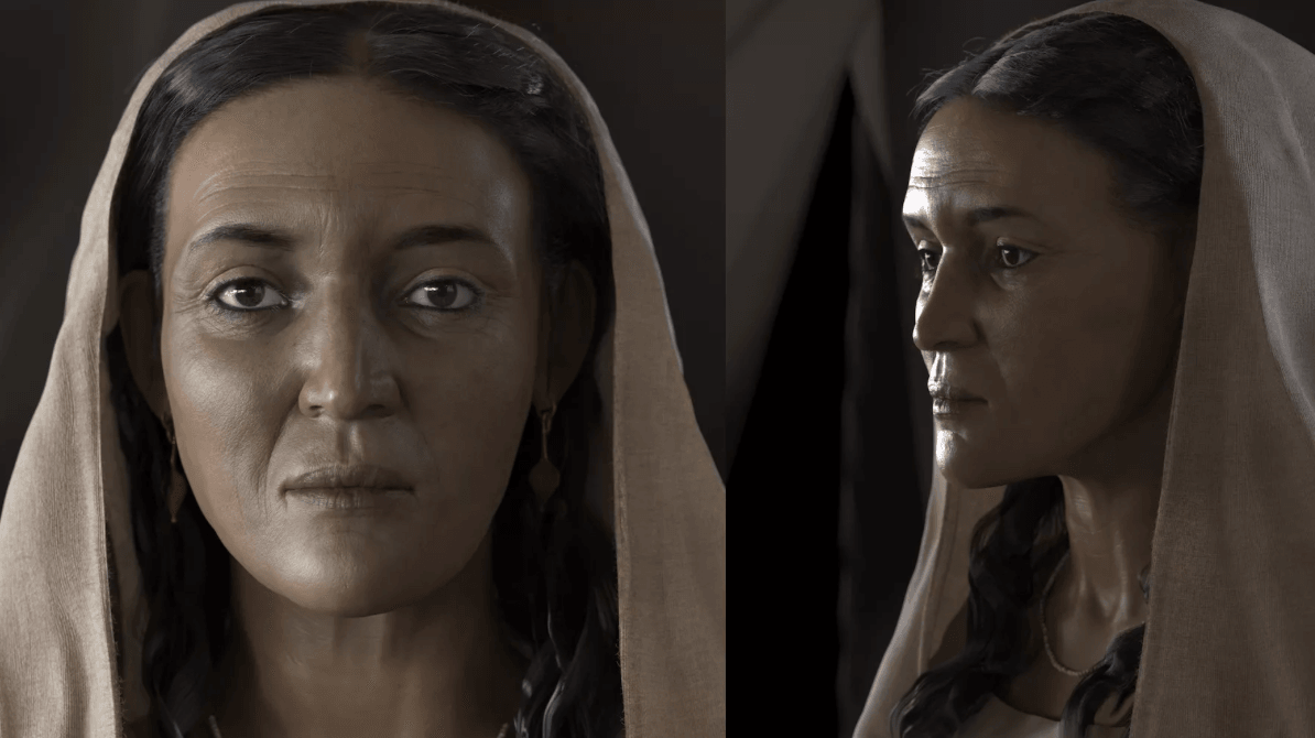 Rekonstrukcja twarzy Hinat /Fot. Royal Commission for AlUla