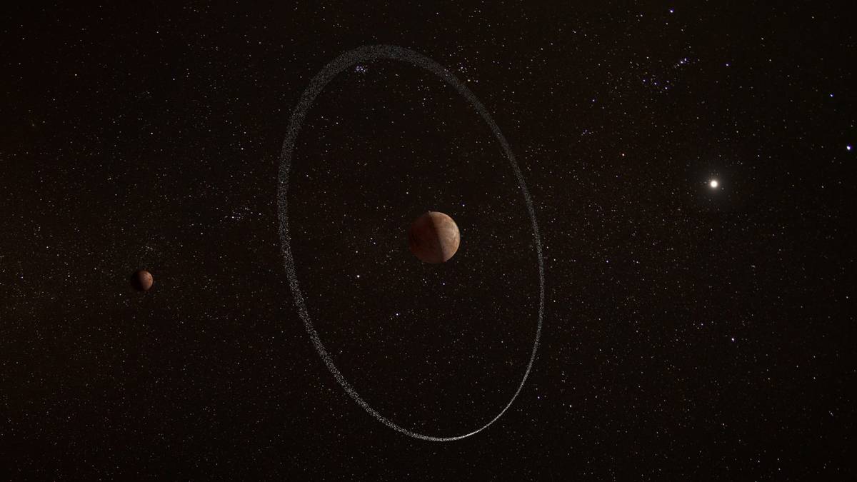 Pierścień Quaoar &#8211; wizja artystyczna /Fot. ESA
