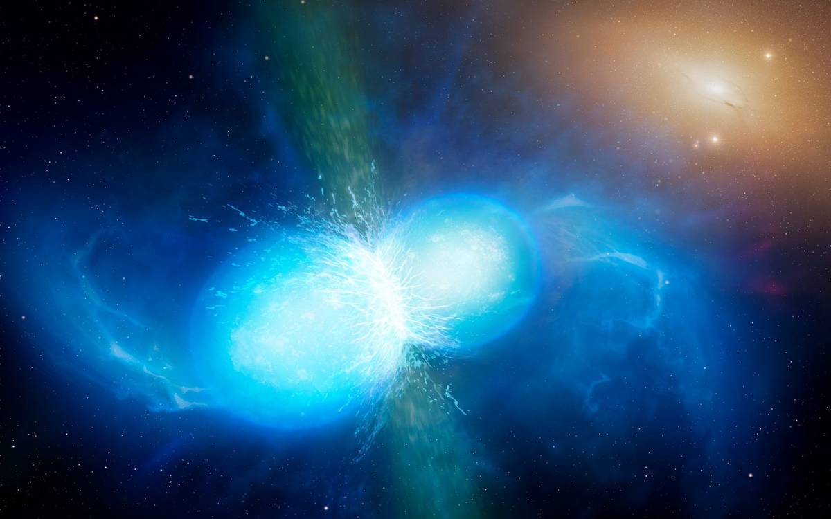 Potężne zderzenie gwiazd neutronowych. Na kilka godzin powstał zaskakujący obiekt