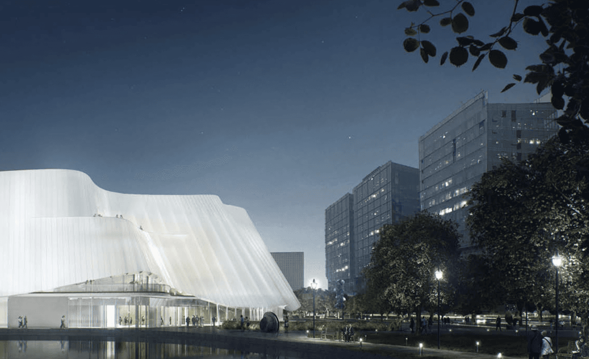 Filharmonia w Pekinie /Fot. MAD Architects
