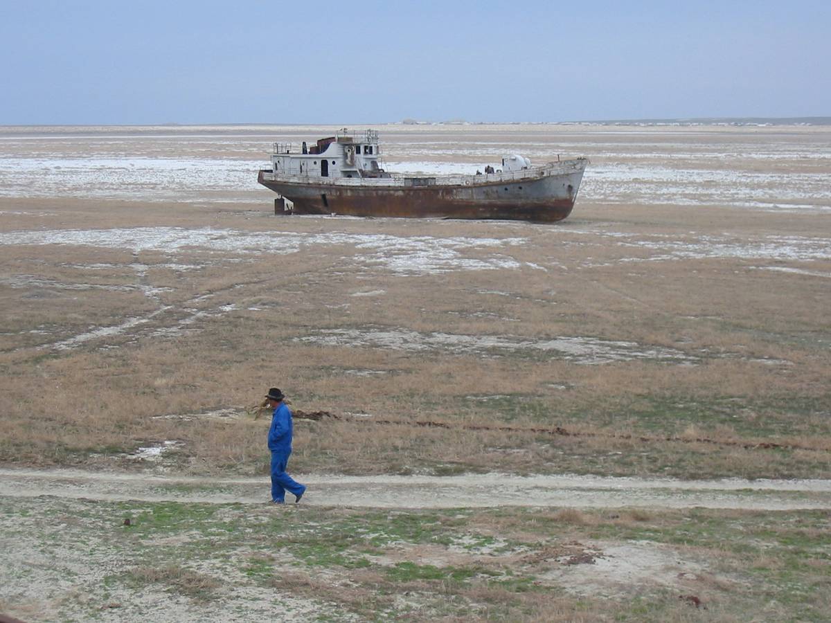Jezioro Aralskie / źródło: Staecker, Wikimedia Commons, domena publiczna
