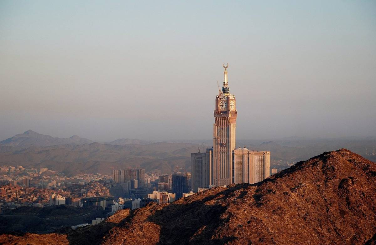 Przykładowy widok z Arabii Saudyjskiej (Mekka)
