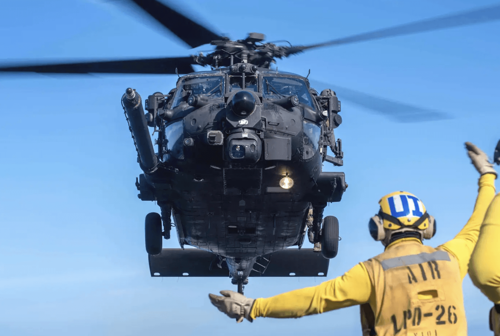 Black Hawk podczas operacji Polar Dagger /Fot. US Navy
