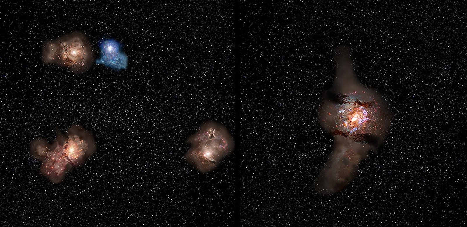 Kosmiczny Teleskop Jamesa Webba obserwuje jądro gromady galaktyk na krańcach wszechświata