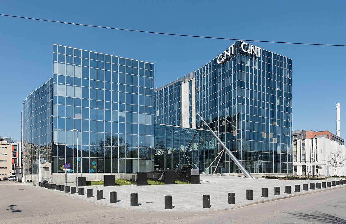 Centrum Nowych Technologii UW w Warszawie / źródło: Adrian Grycuk, Wikimedia Commons, CC BY-SA 3.0 pl
