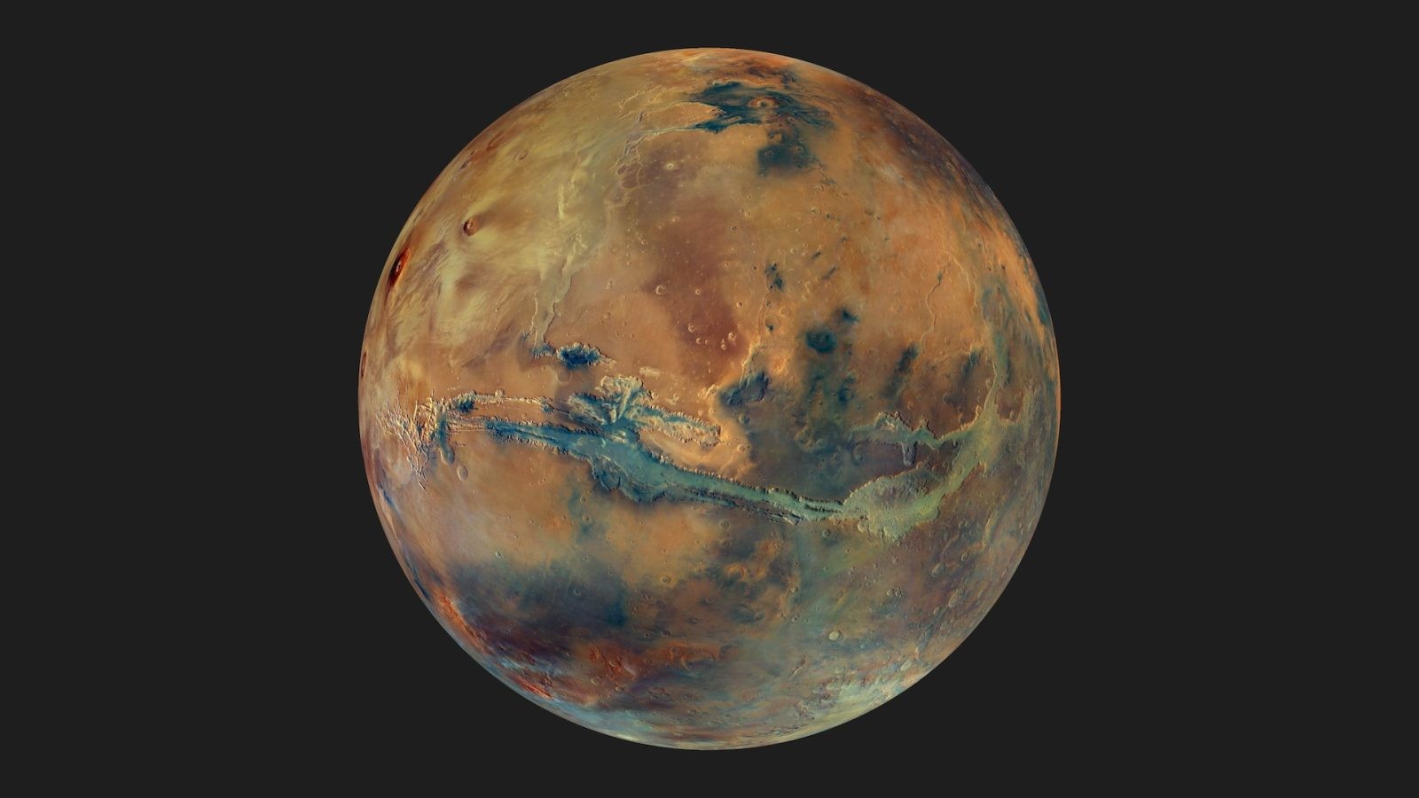 Tak wygląda Labirynt Nocy. Zobacz lot nad powierzchnią Marsa