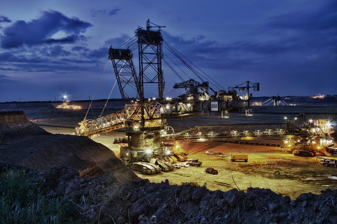 Zdjęcie ilustracyjne kopalni węgla brunatnego
