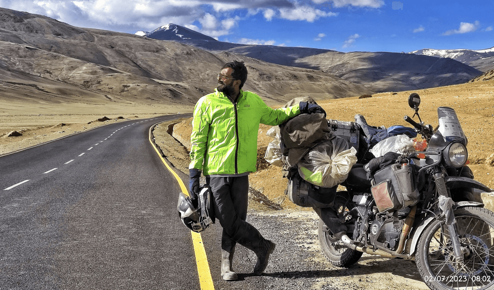 Przejechał na motocyklu całe Indie i pobił rekord Guinnessa