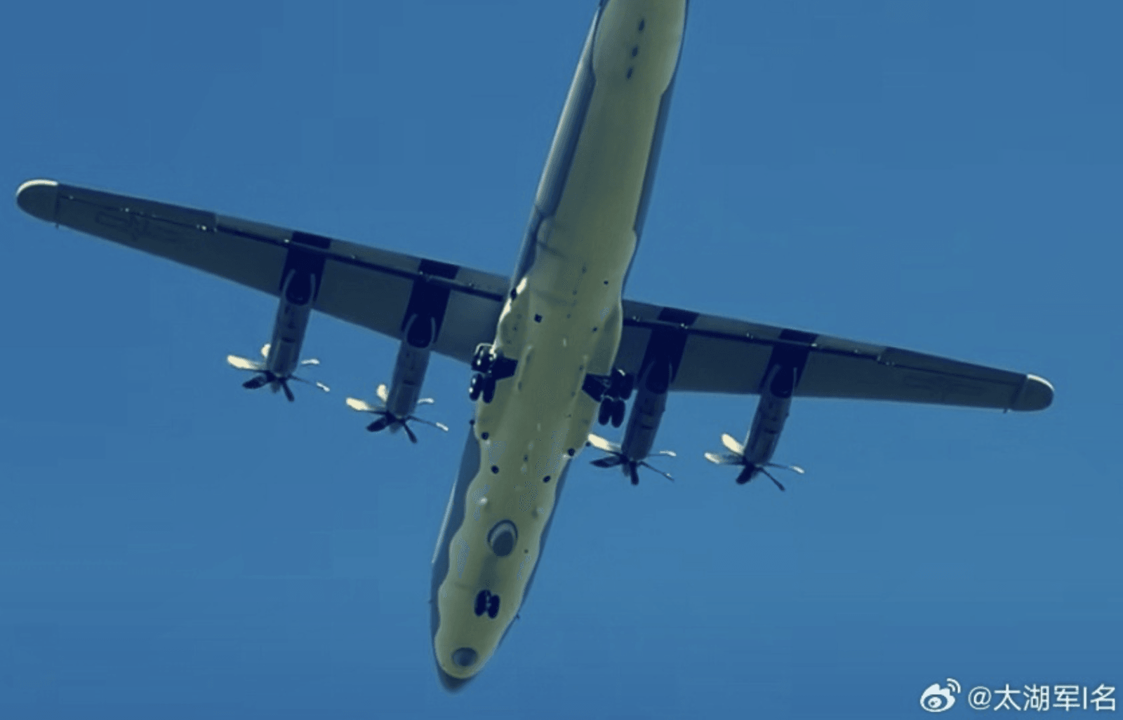 Samolot Y-9LG uchwycony podczas ćwiczeń Falcon Strike 2024 /Fot. X