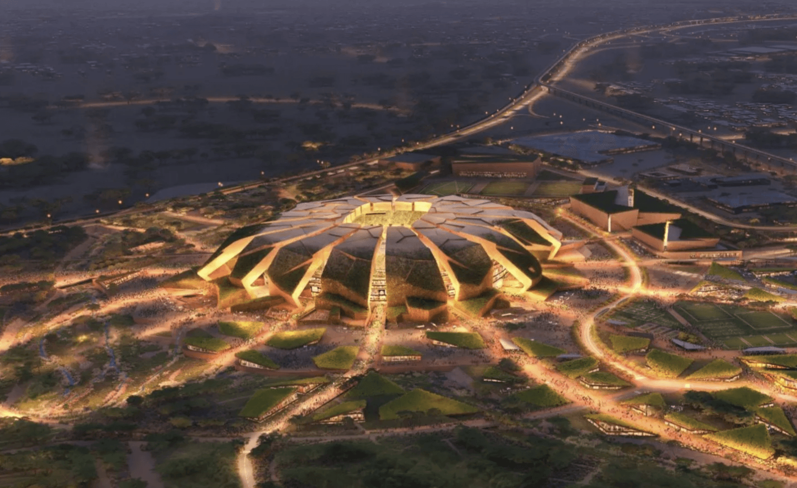 Stadion jak z innej planety. Arabia Saudyjska pokazała projekt stulecia