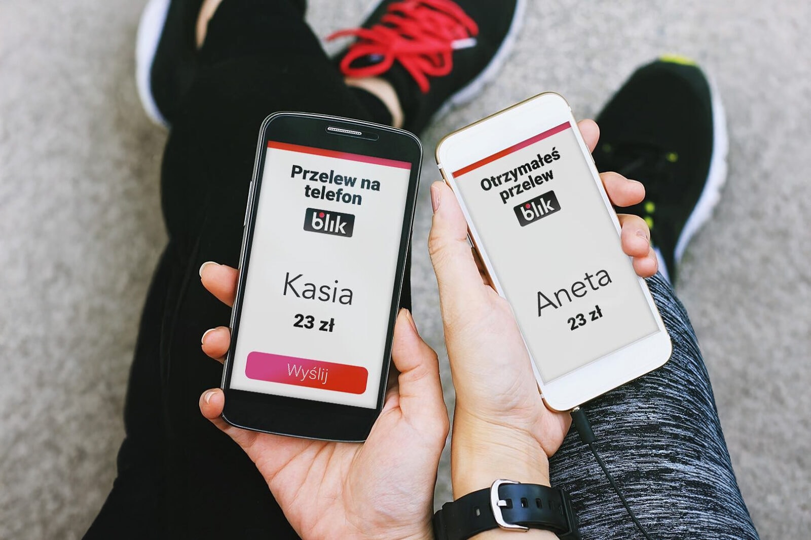 Blik przelew na telefon