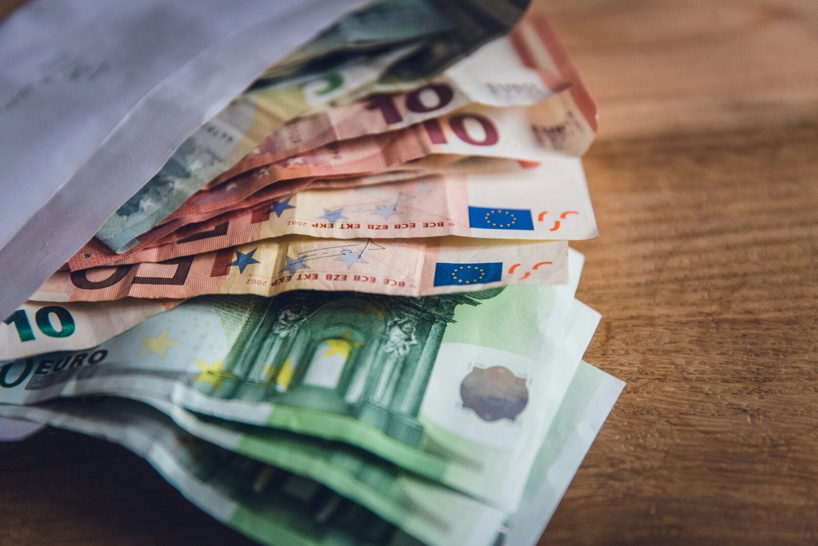 pieniądze, gotówka, euro