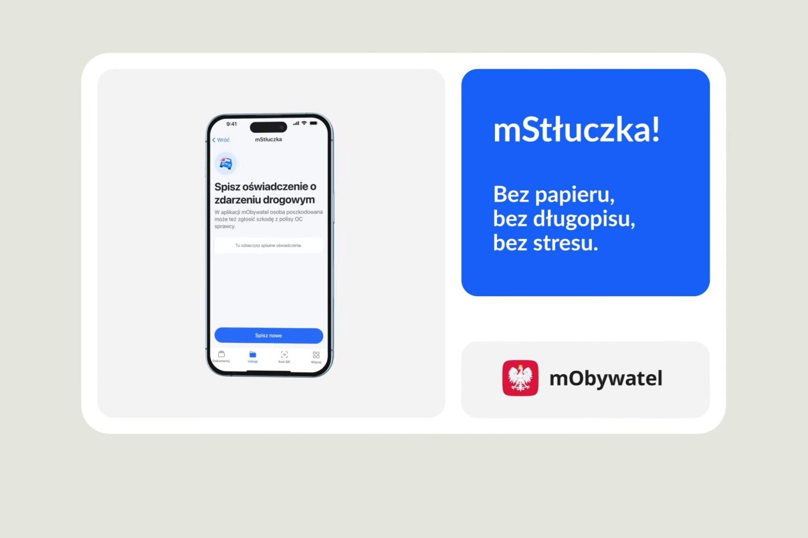 mStłuczka w mObywatelu. Wyczekiwana funkcja w końcu w aplikacji