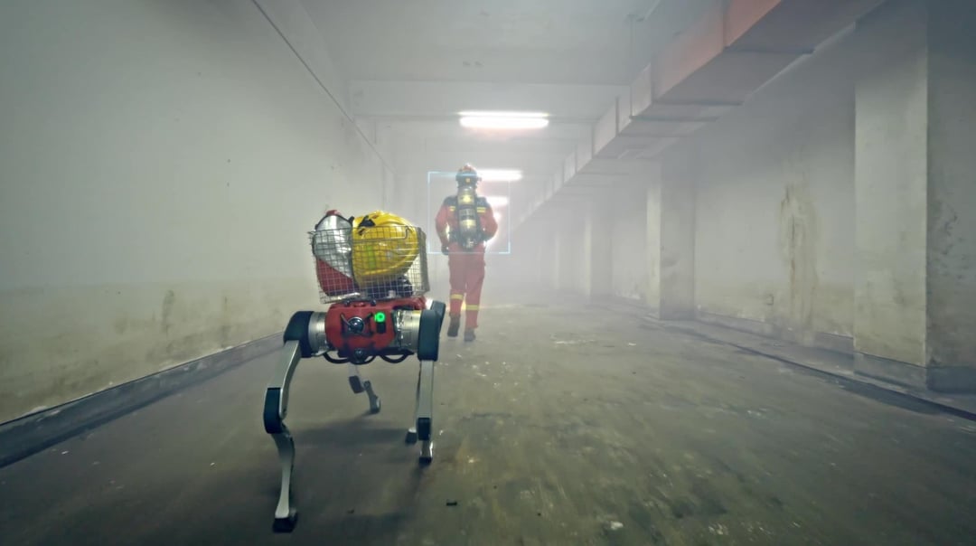 Robotyczne psy ruszają na ratunek. AI zmienia oblicze straży pożarnej