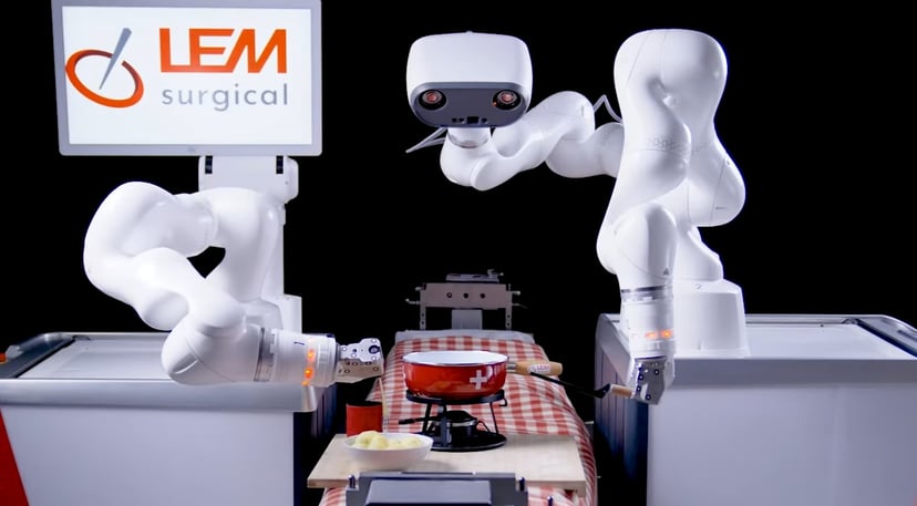 Chirurgiczny humanoid wkracza na salę operacyjną. Szwajcarska precyzja z mocą AI