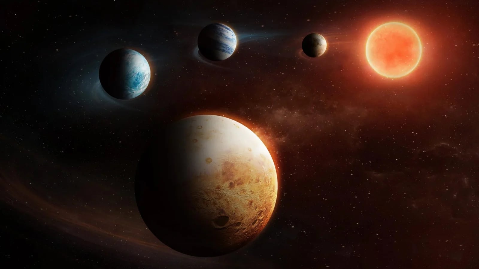 Kosmos znowu pomieszał półki. Ten układ planetarny wygląda jak źle ustawiony schemat