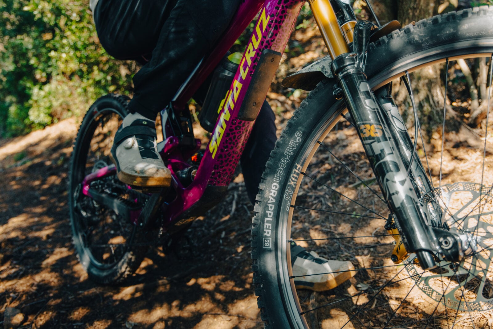 Cichsza piasta, bardziej podatna obręcz i mniej szarpania. Takie MTB rozumiem coraz bardziej