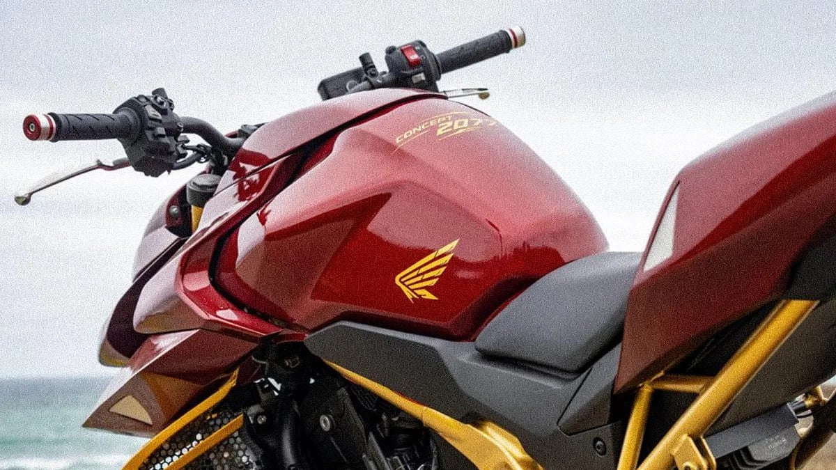 Ta Honda wygląda jak sen fana Iron Mana, ale pod spodem zostaje prawdziwy motocykl
