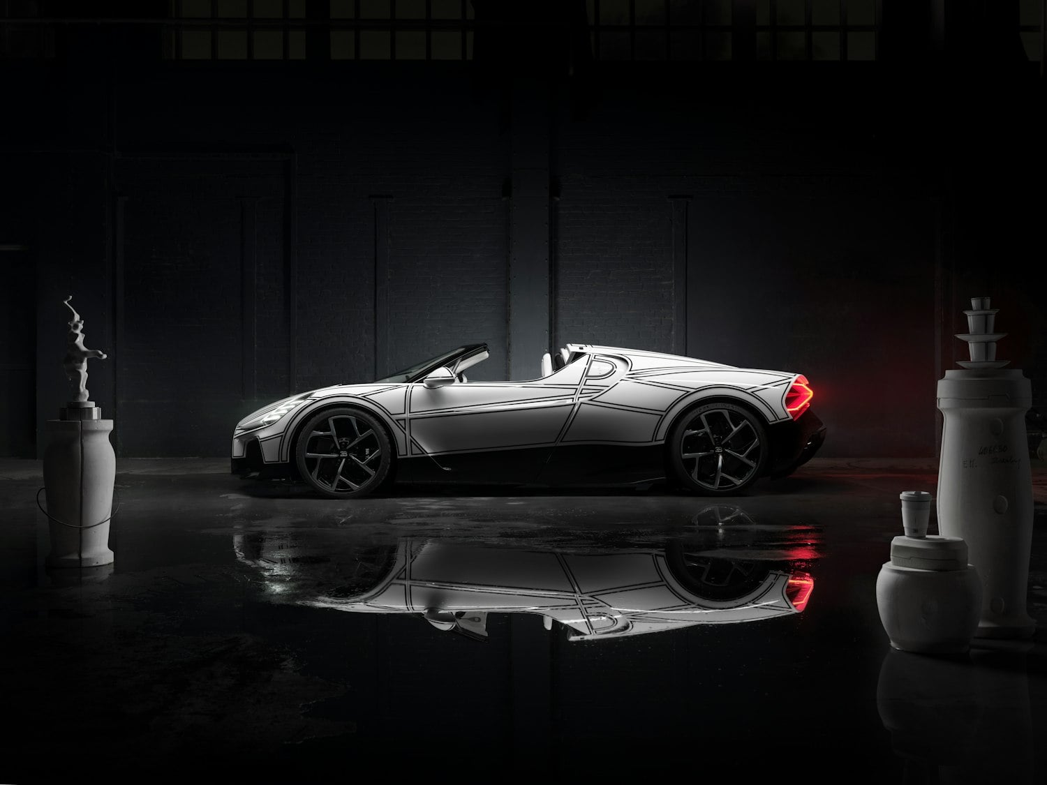 Bugatti idzie na całość i stworzyli niezwykły samochód z… Porcelany?!
