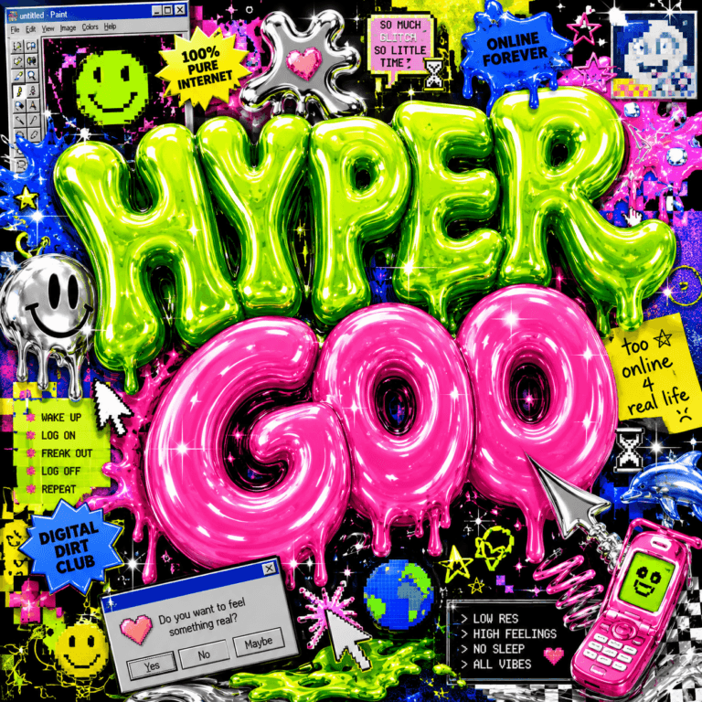 Projektanci znów psują grafikę. Hyper goo wyrasta z tęsknoty za starym internetem