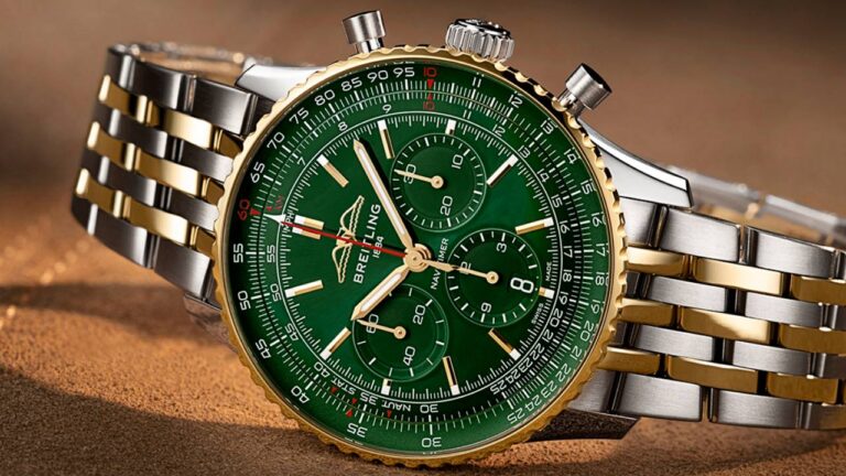 Zieleń, złoto i znajomy Navitimer. Breitling trafił w moją zegarkową słabość
