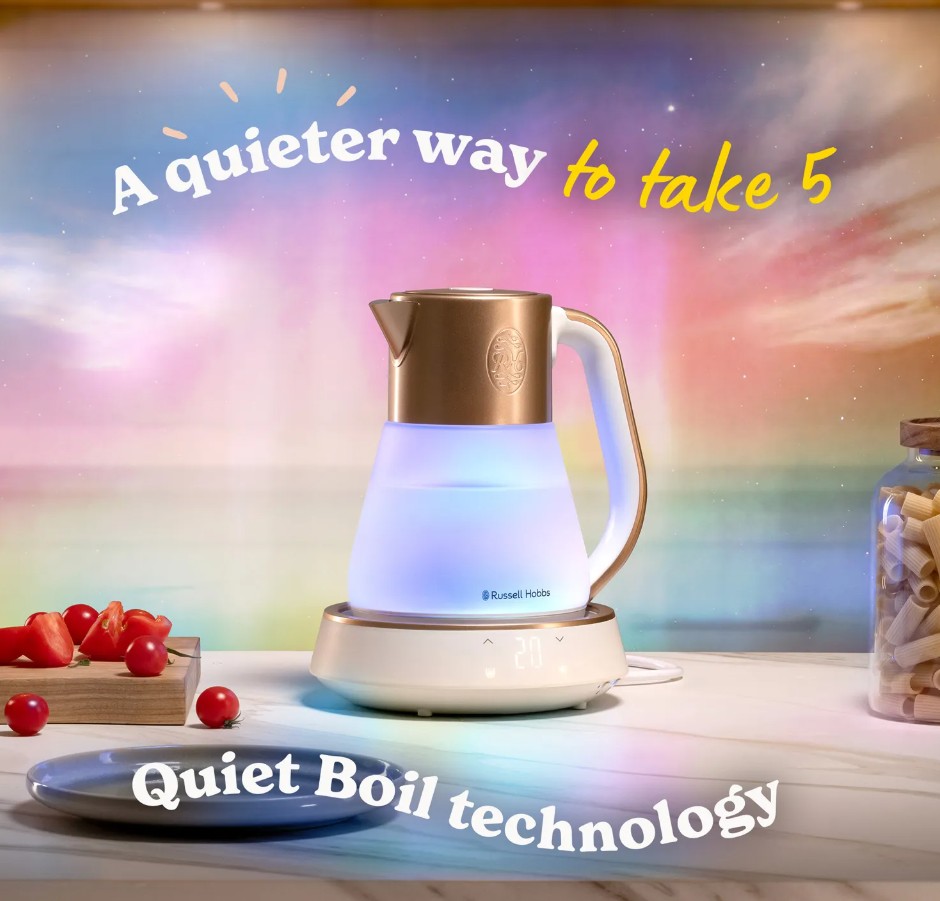 Czajnik, który zaparzy wodę i… zagra Twoją ulubioną muzykę? Russell Hobbs zaszalał