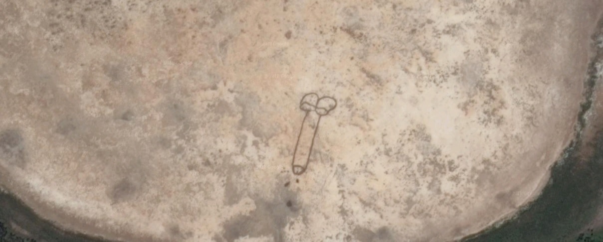 W Australii pojawił się gigantyczny penis. Tajemniczy członek jest widoczny nawet z kosmosu