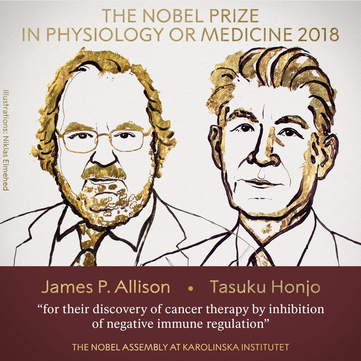 Nagroda Nobla 2018 z medycyny: za nową metodę walki z rakiem.  “Sprowadzili medyczny cud do twardej nauki”