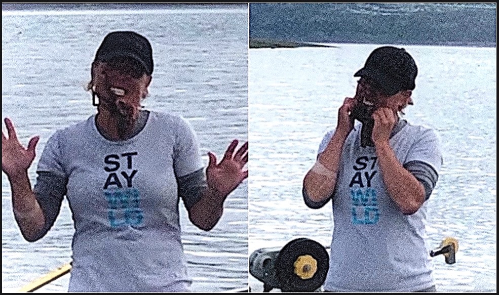 Pożyczyła ośmiornicę do wspólnego selfie. “Nie popełniajcie mojego błędu”