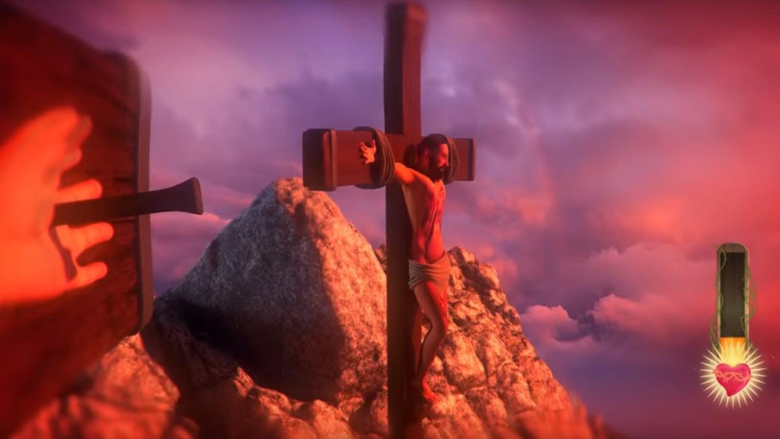 W tej grze wcielisz się w Jezusa. Możesz uzdrawiać chorych i walczyć z diabłem