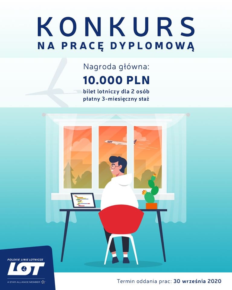 LOT nagrodzi najlepsze prace dyplomowe o lotnictwie