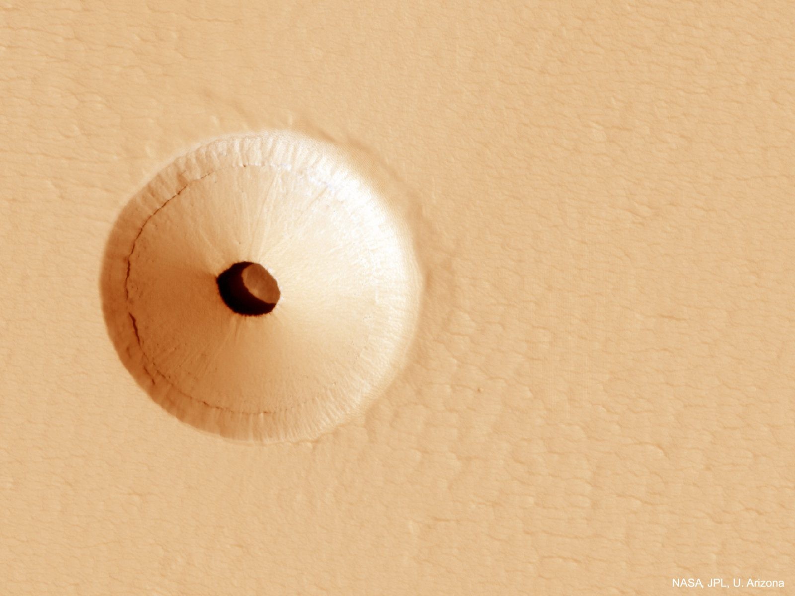 Wielka dziura na Marsie fascynuje. To może być pierwszy dom człowieka na Czerwonej Planecie