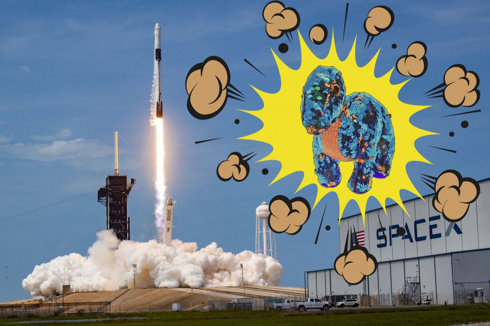 Misja NASA: Space X już na stacji kosmicznej. Płaskoziemcy są zdziwieni, a dinozaury lewitują