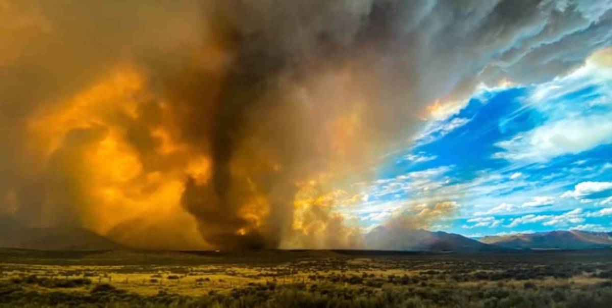 Ogniste tornado i rekordowe temperatury w Dolinie Śmierci