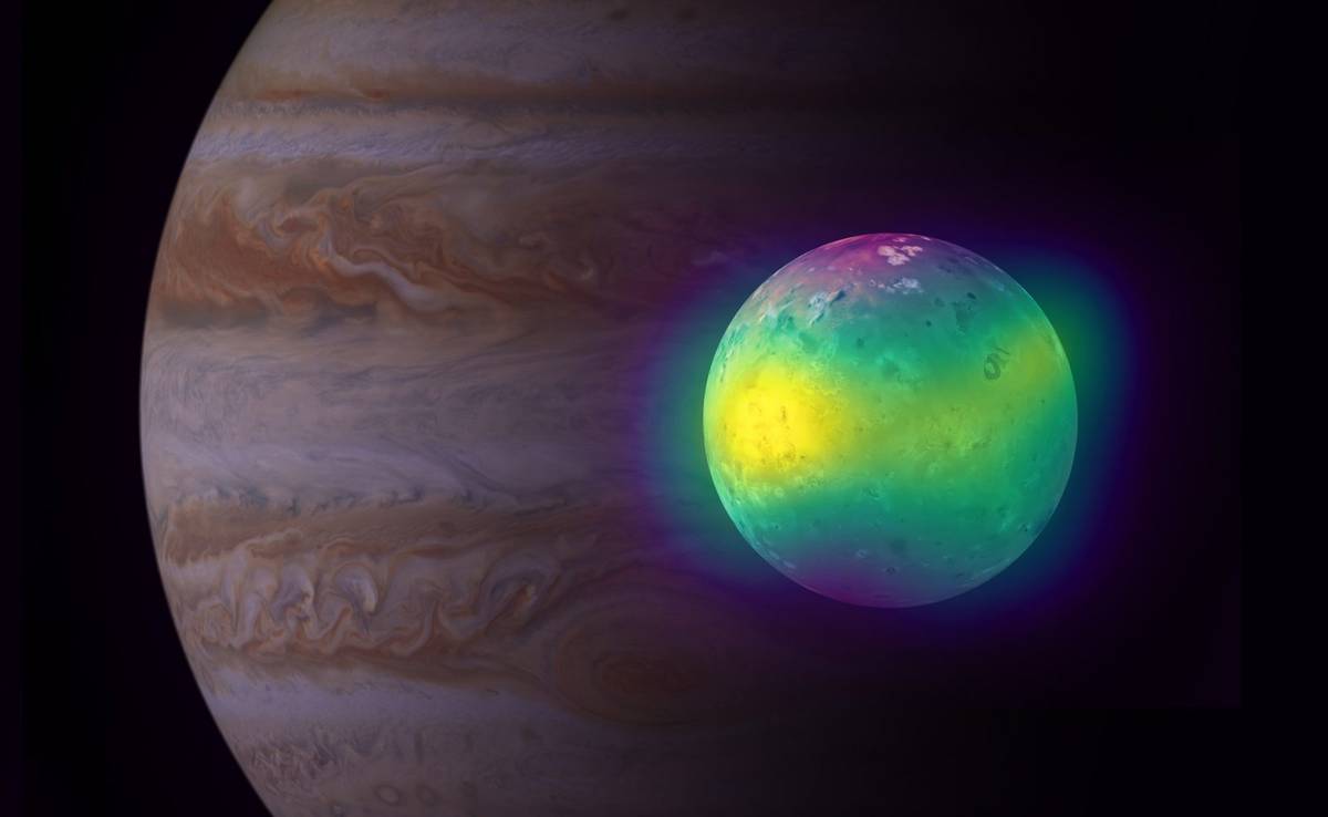 Odkryto pióropusze siarki nad księżycem Jowisza