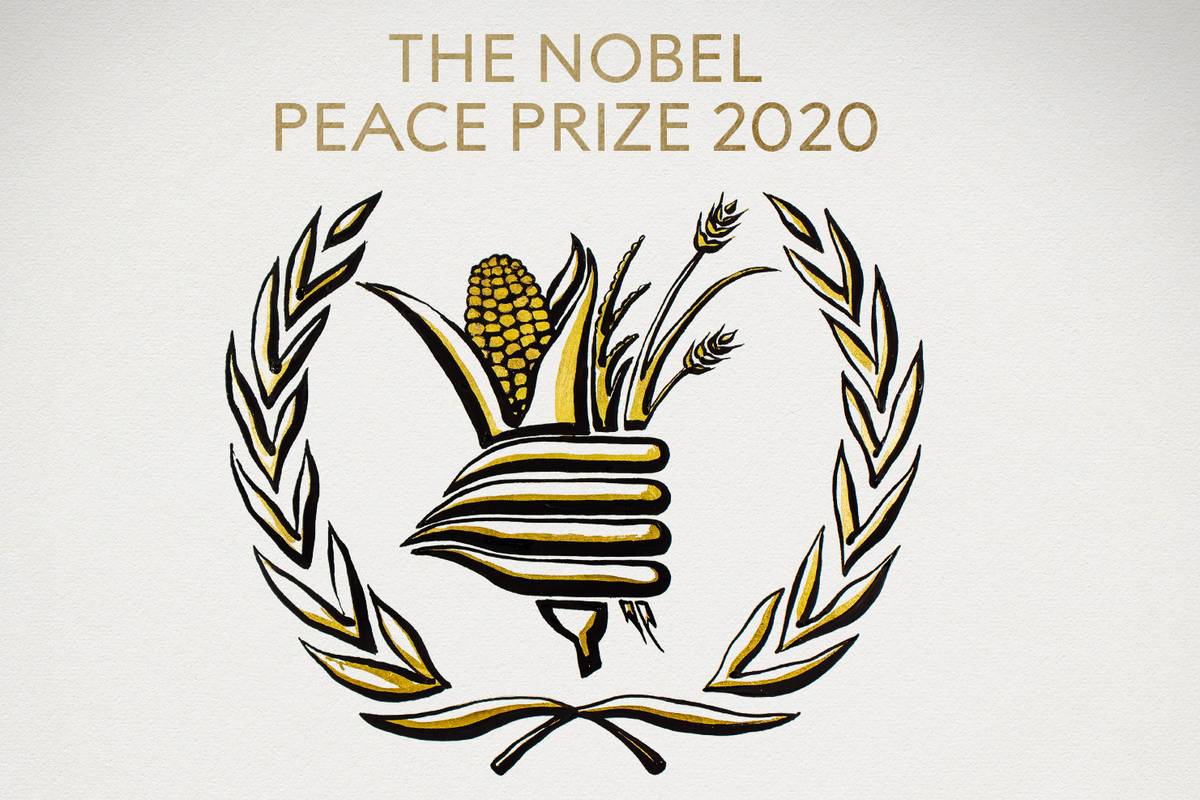 Pokojowa Nagroda Nobla 2020 dla Światowego Programu Żywnościowego. Za walkę z klęską głodu