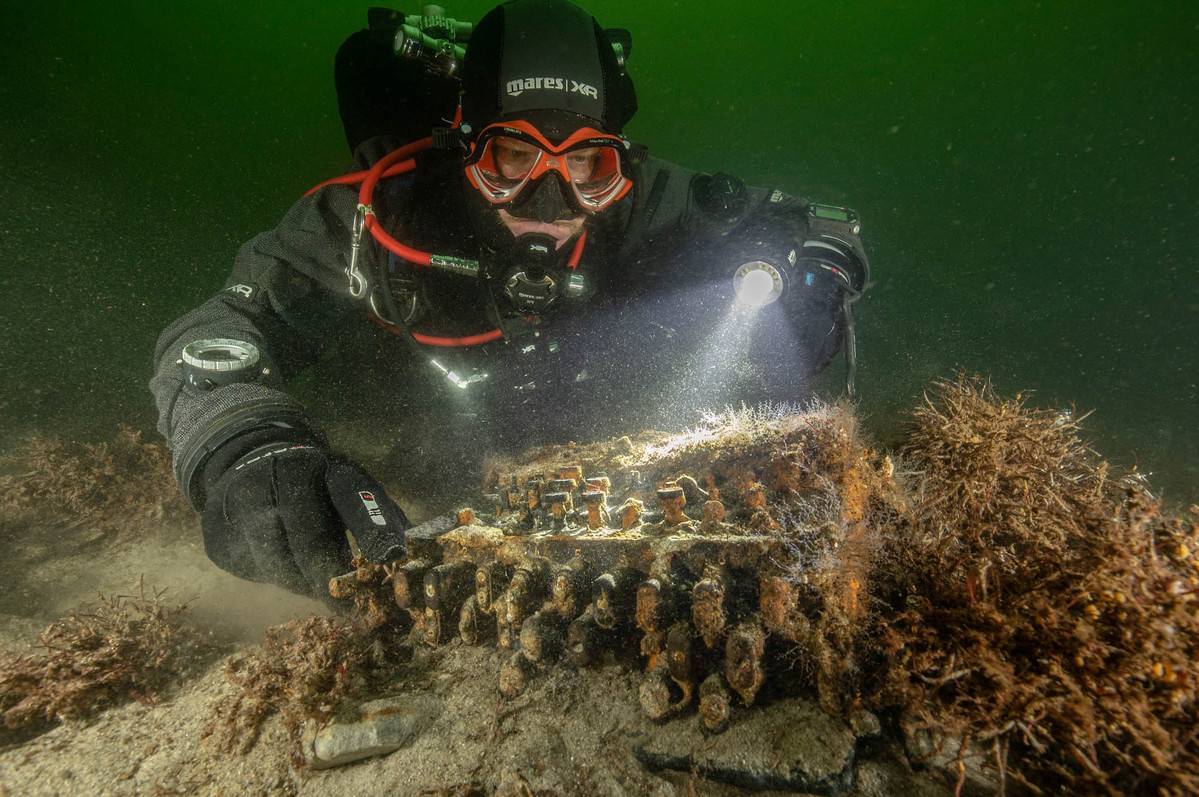 Enigma znaleziona na dnie Bałtyku. Natrafili na nią nurkowie WWF