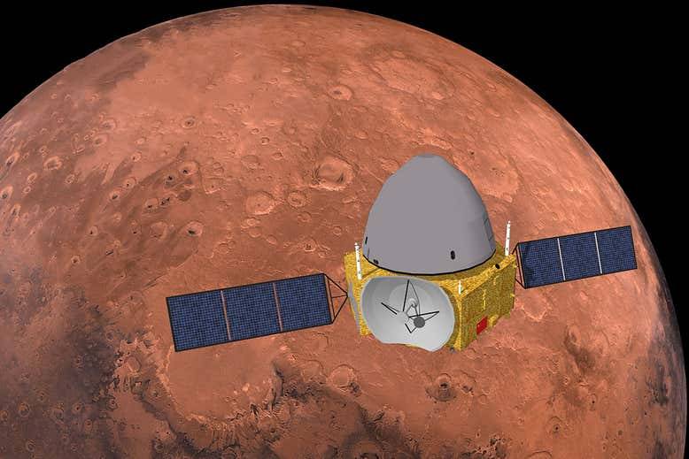 Kolejna misja na orbicie Marsa. Chiny zapowiadają, kiedy Tianwen-1  wyląduje