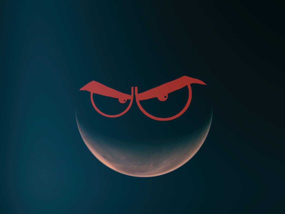„Złowieszczy uśmiech” Marsa na zdjęciach z chińskiego orbitera