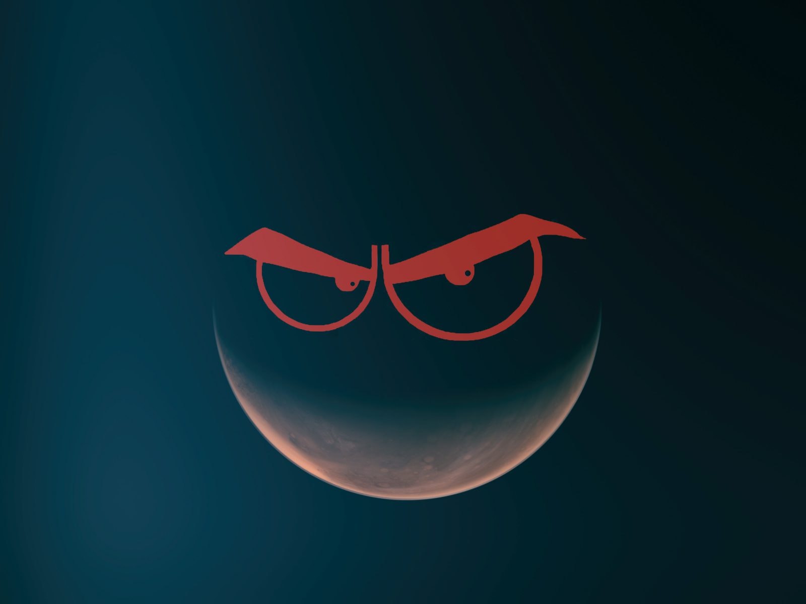 „Złowieszczy uśmiech” Marsa na zdjęciach z chińskiego orbitera